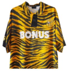 6. Hull City, 1992-1993. Nee, neeee: geen dierenprints! Vooruit, het waren de 90's.